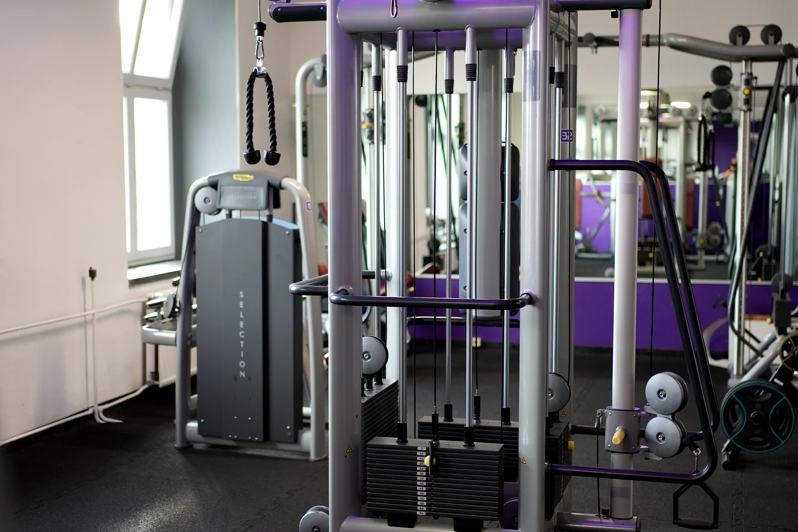Functional Training Bereich im Fitnessstudio Flöha – Lila Fitness
