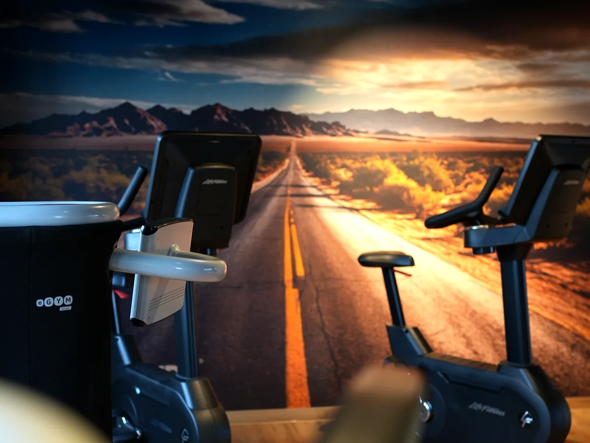 EGYM-Trainingsraum im Lila Fitness Studio Hohenstein-Ernstthal