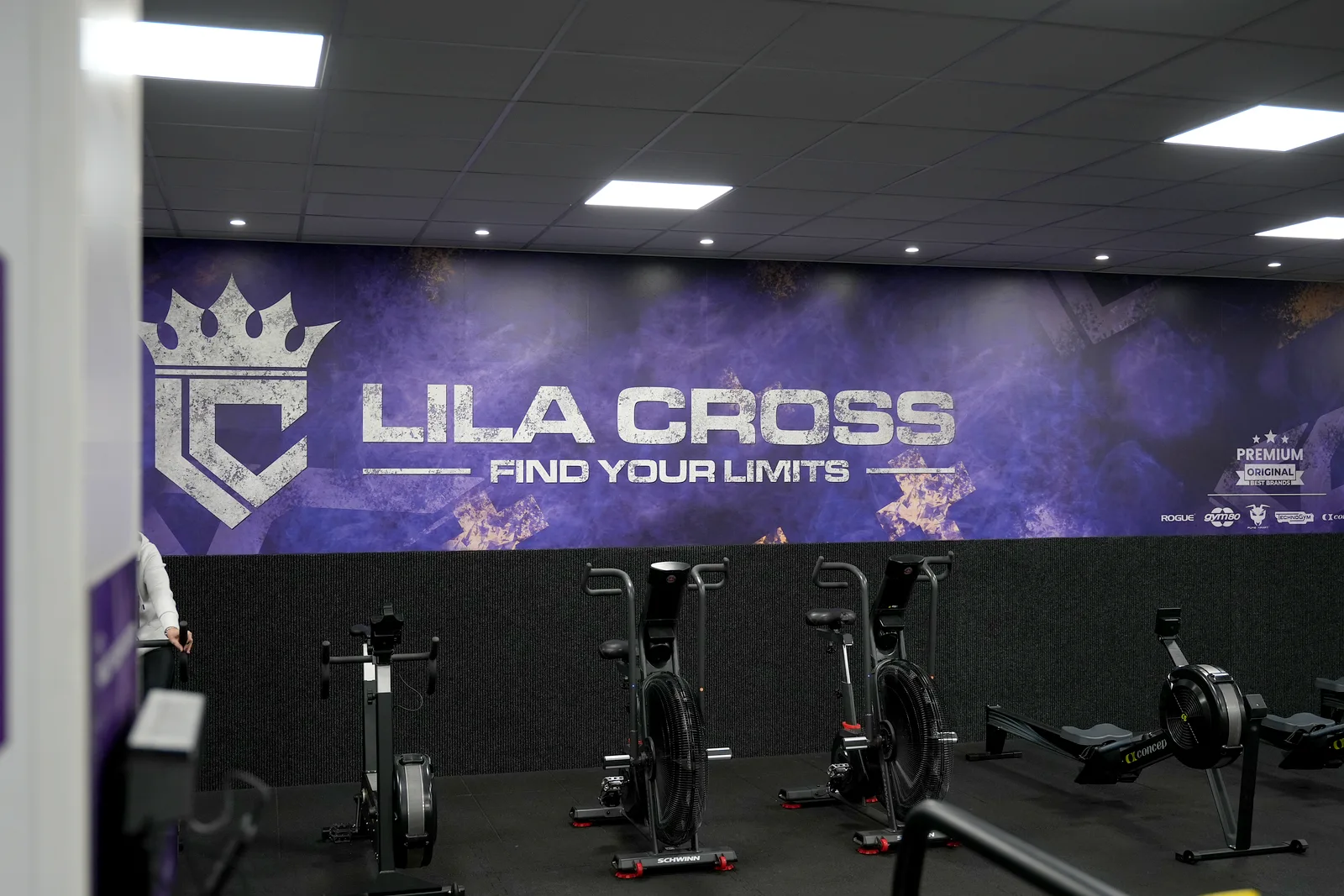 LILA CROSS Funktionsbereich im Fitnessstudio Schneeberg – Lila Fitness