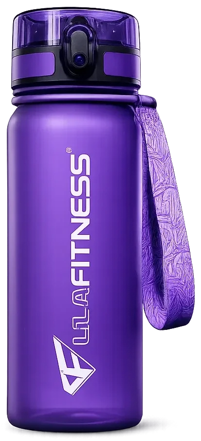 Lila Fitness Trinkflasche